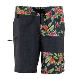 Traje de Bano Kids Black Floral Negro 12