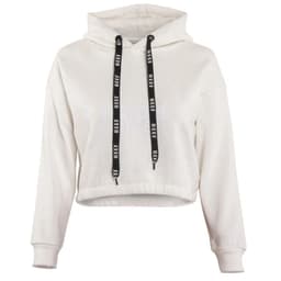 Poleron Kids Crop Top Print White Blanco 16