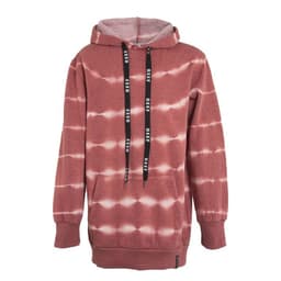 Poleron Kids Hoodie TieDye Burgundy Rojo 16