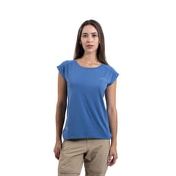 Polera Deportiva Manga Corta Mujer Tupahue Celeste XS