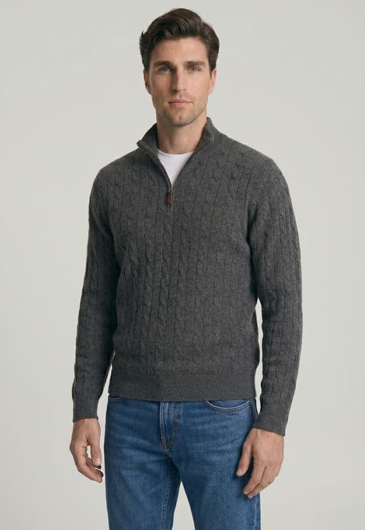 Sweater Colchester Marengo Melange Gris M
