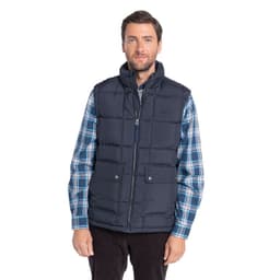 Parka Acolchada Sin Mangas Flatiron Azul Marino M