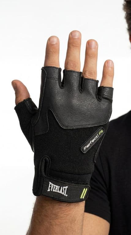 GUANTE FITNESS EVE PLUS HOMBRE NEGRO Negro S