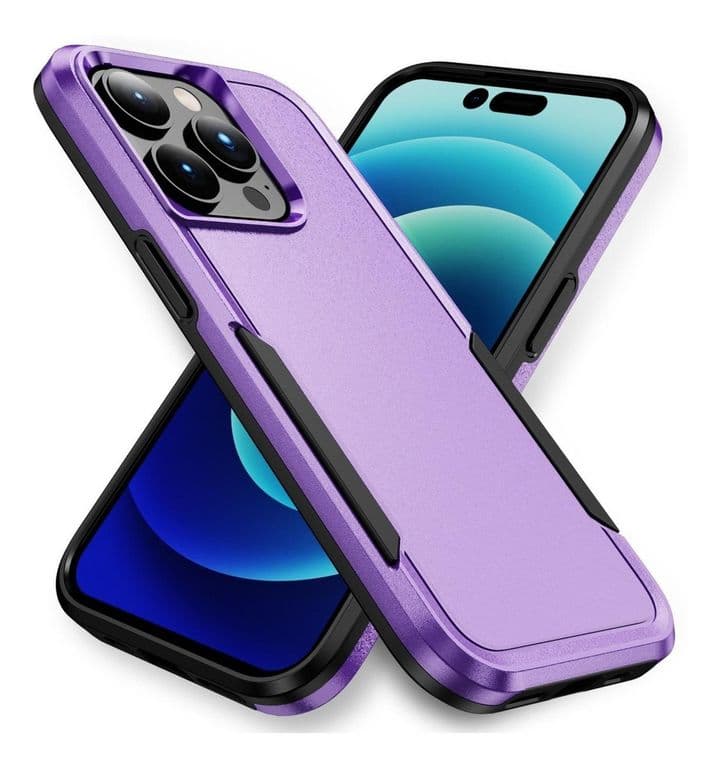 Carcasa para iPhone 14 Pro Rugged Reforzada Antigolpes - Lila