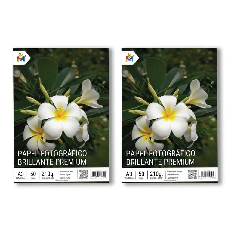 Papel Foto Profesional A3 - 100 Hojas 210gsm Brillo Premium