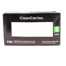 Guantes Vinilo Negro Sin Polvo 100uds Estilo Y Bioseguridad Talla S