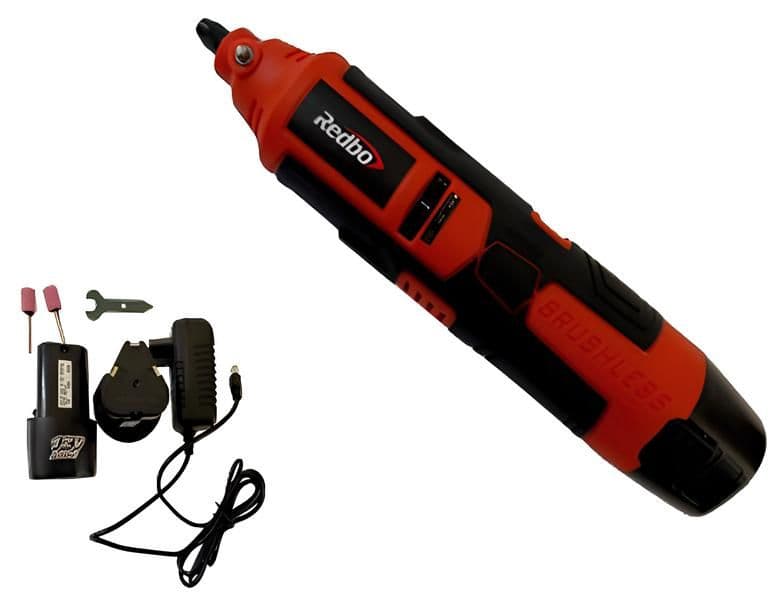 Rectificadora Inalambrica RB-REC12 (Motor Brushless, 28.000 RPM, 2 Baterias)
