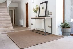 Alfombra Gante Entrada Polipropileno Lavable Cafe 170x240