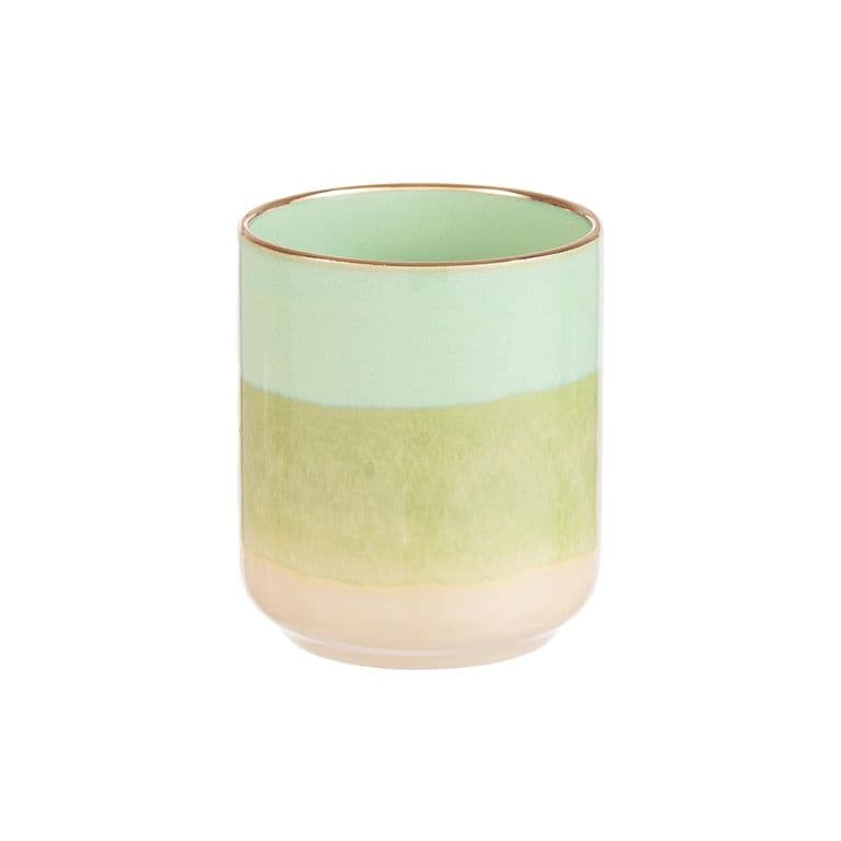 Vaso Ceramica Watercolor Turquesa 260 ml