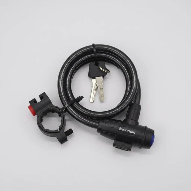 Candado Para Bicicleta Moto Traba Cadena Seguridad Multiuso Negro