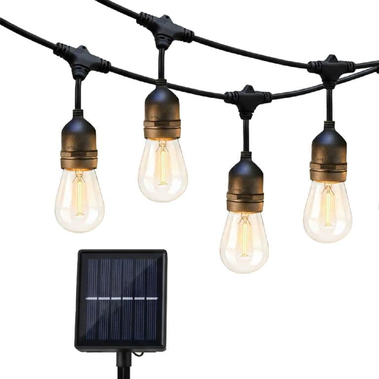 Guirnalda Solar 10m Luces Exterior Terraza Impermeable