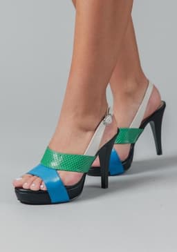 Sandalia Natalia Azul Azul 37