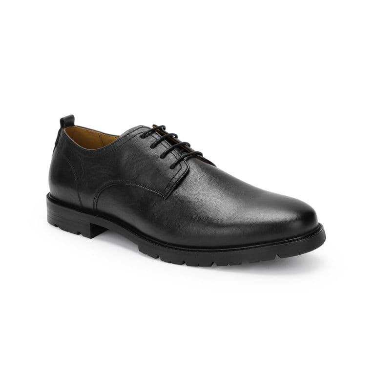 Zapatos Hombre Cuero Harrow Negro Negro 39