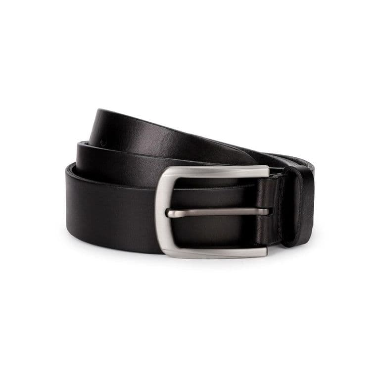 Cinturon Cuero Hombre Negro Negro 95