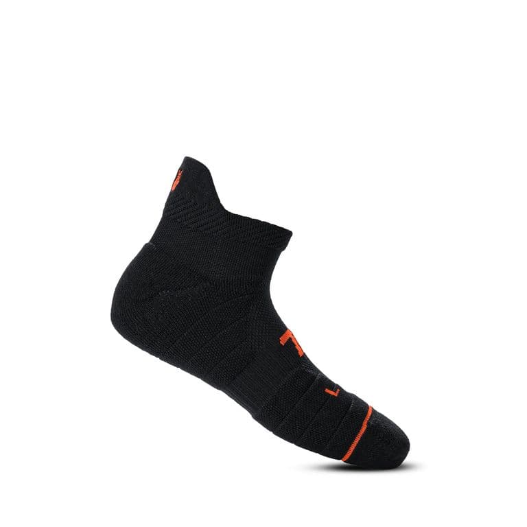 Calcetin Tobillero Lehinde Negronaranjo Tenis Padel Negro 35-38