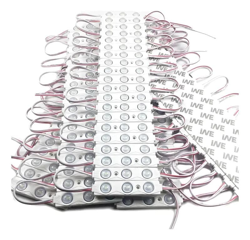 Pack 200 Modulos Led 12v 1.2w 2835 Luz Fria