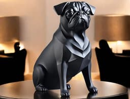 Decoracion - Pug Minimalista
