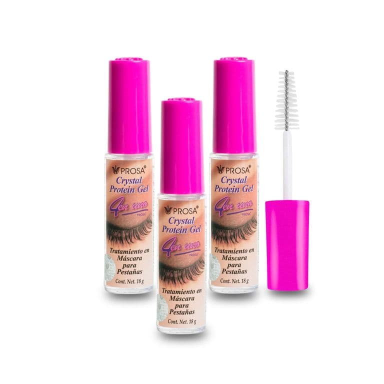 Pack x 3 Mascara de Pestanas Transparente Crystal Gel Prosa