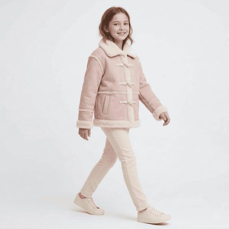 Chaqueta Nino Invierno Chiporro Abrigo Infantil Forrado Rosa 6