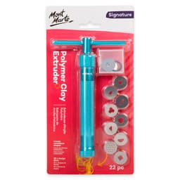 Extrusor Metalico para Arcilla con 22 Accesorios