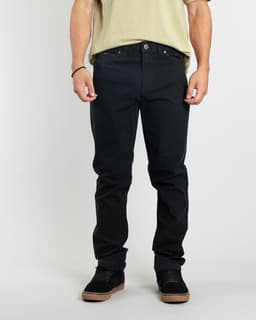 Pantalon Juvenil Canvas procesado Negro Negro 12