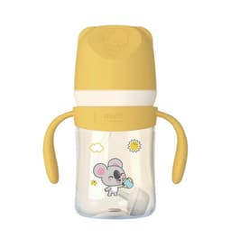 Mamadera Anticolicos Con Asas 180ml Tritan AMARILLO