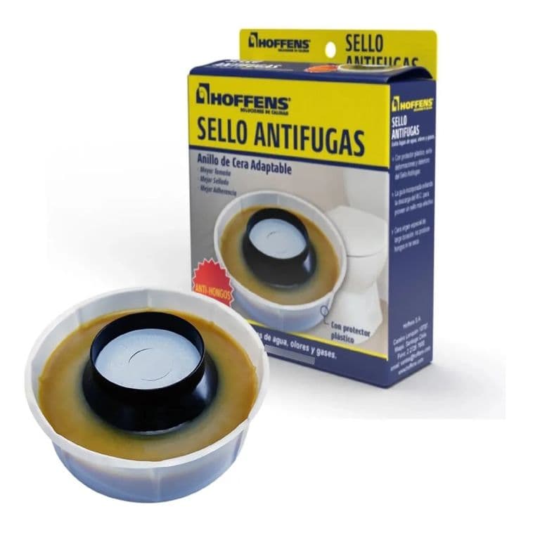 Sello Cera Antifugas Wc Con Guia Plastica Antihongos