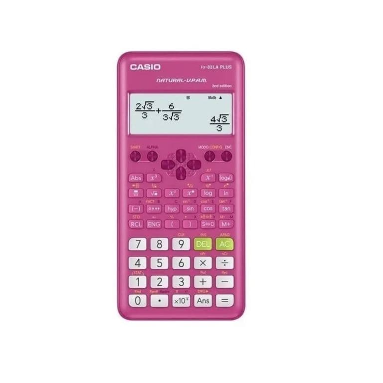 Calculadora Cientifica Fx-82LaPlus 252 Funcione Fucsia