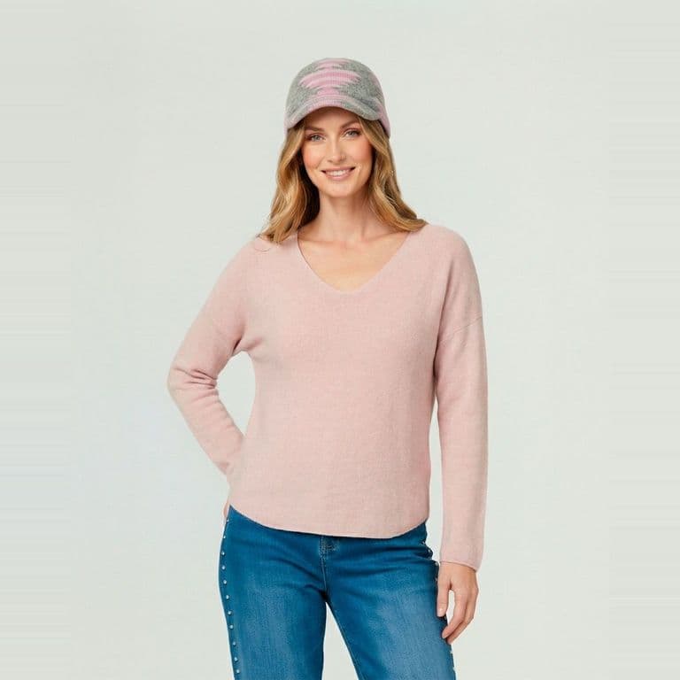 Gorro Mujer Fiorella Crudo Beige TALLA UNICA