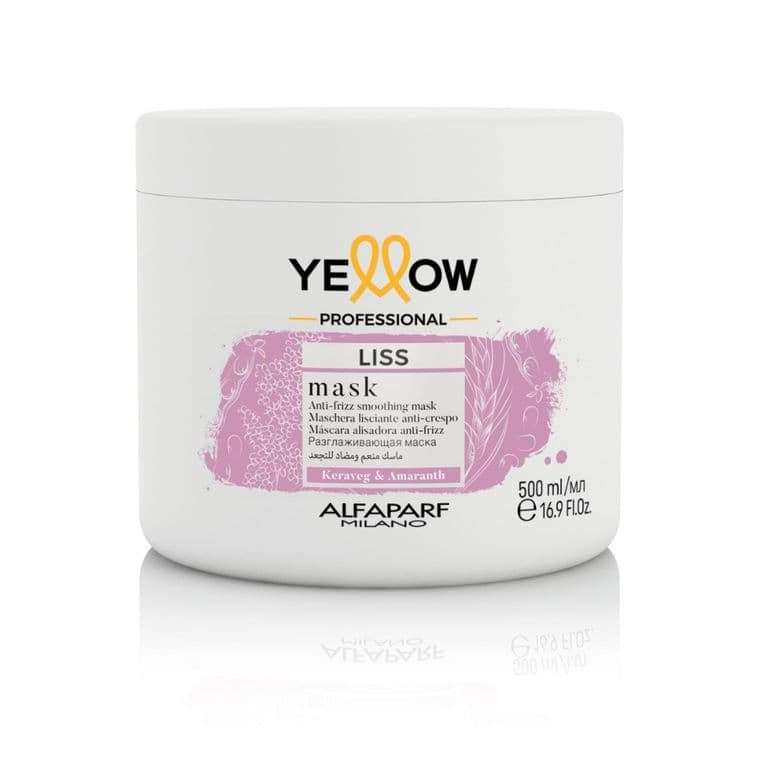 MASCARILLA ALISADORA CABELLO REBELDE YELLOW LISS ALFAPARF 500 ML