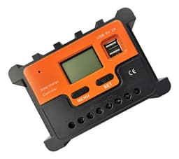 Controlador Carga Solar Regulador Pantalla LCD 12V - 24V 10A