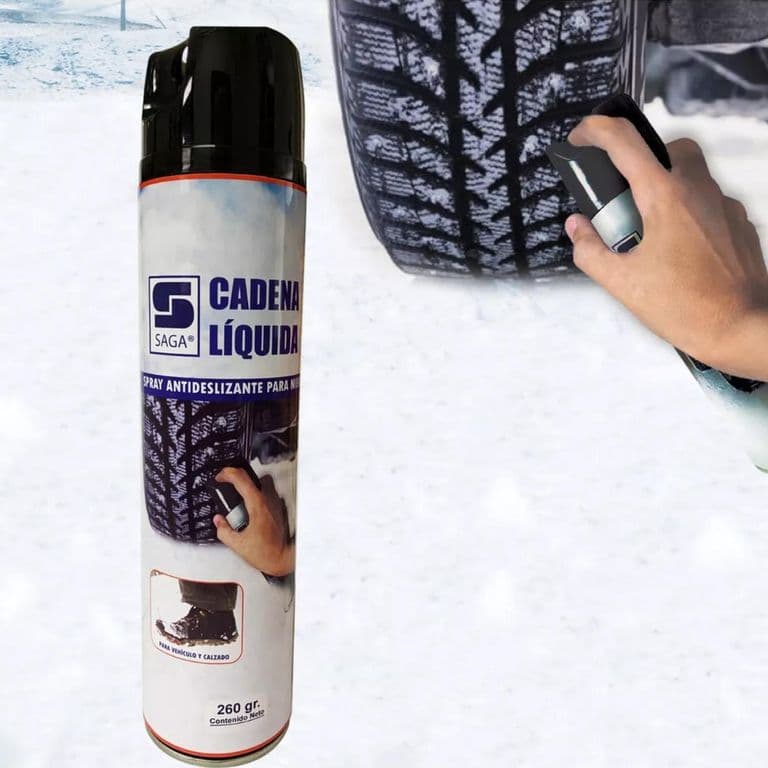 Cadena Liquida Nieve Hielo Antideslizante Automovil