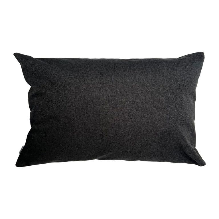 Funda Cojin Decorativo Diseno Lino Negro 50x30