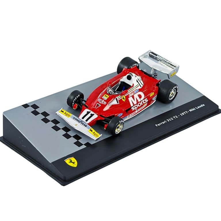 Auto Ferrari 312 T2 1977 #11 Niki Lauda Caja Acrilica IXO 1:43