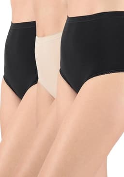Pack 3x calzon algodon P31007-NEG Negro 2XL