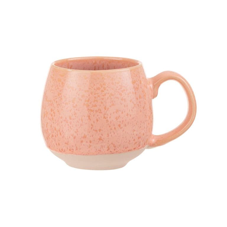 Taza Ceramica Acuarela Rosada 360 ml