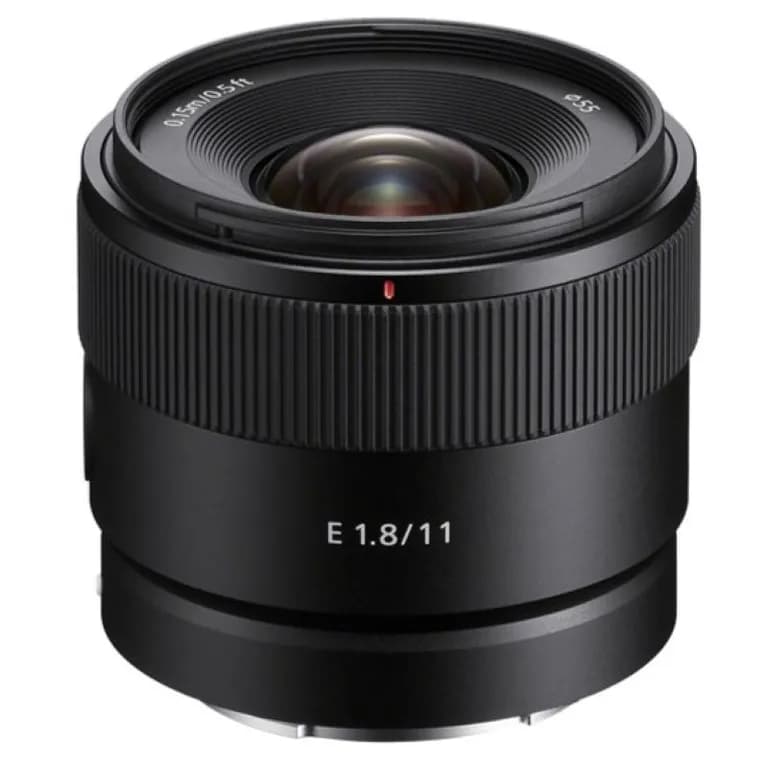 E 11mm F1.8 Camera Lens Negro
