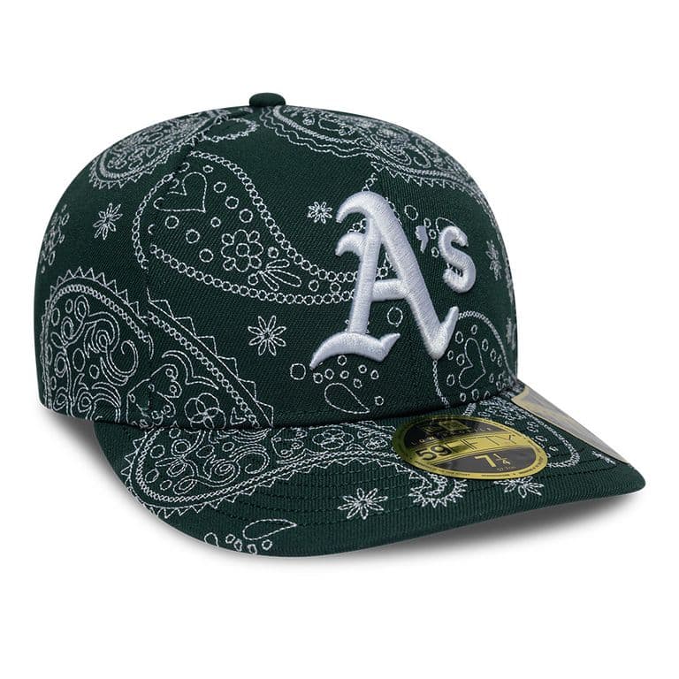 Gorra 59Fifty MLB Oakland Athletics Paisley Pack Verde Verde 7 1/2