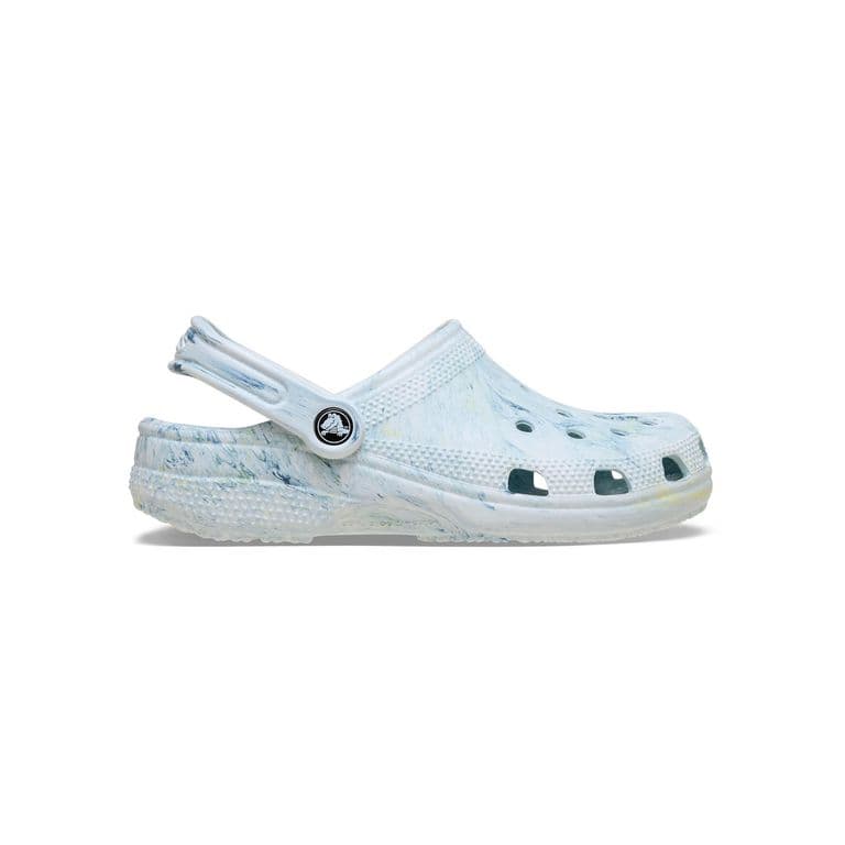 Zueco Unisex Classic Marbled Clog Blanco Azul Marino 38