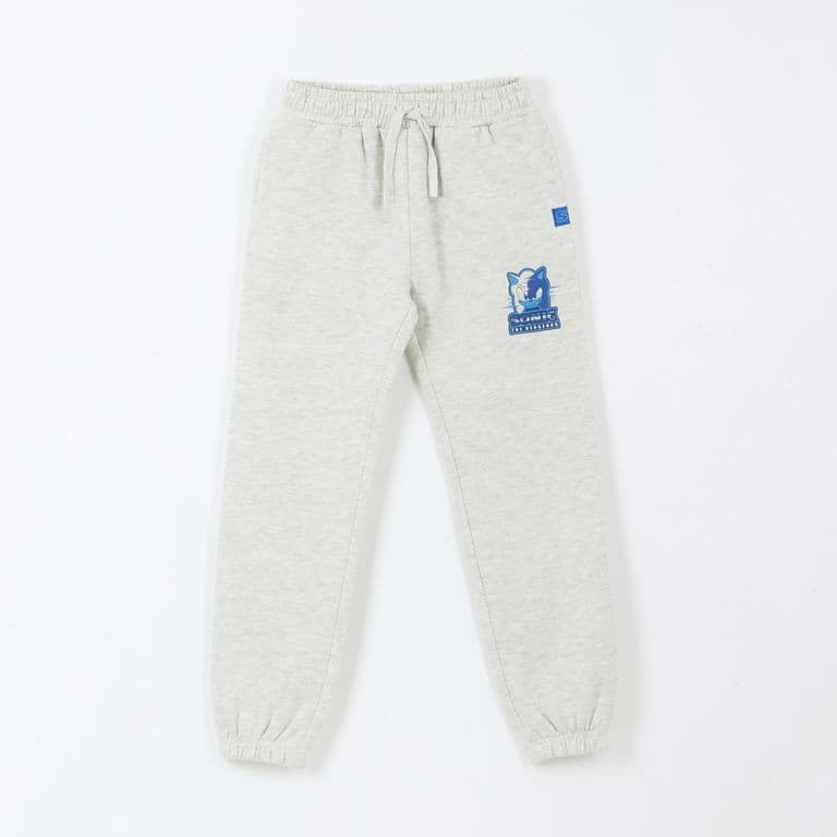 Pantalon de Buzo Nino Cara Gris Gris 14