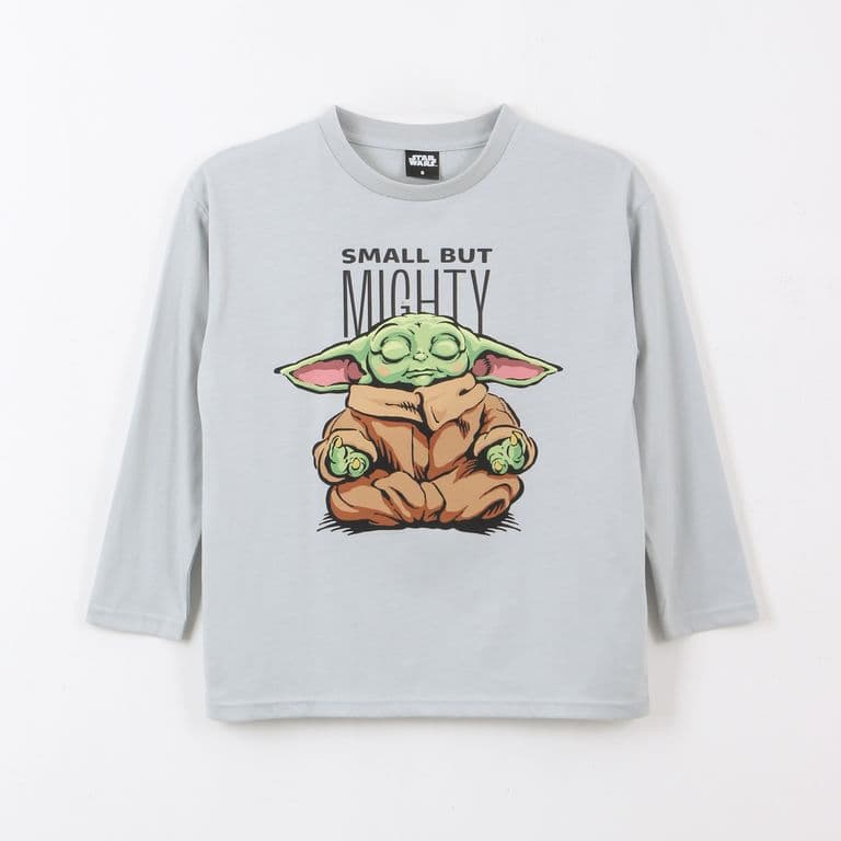 Polera Manga Larga Nino Small But Mighty Gris Gris 16