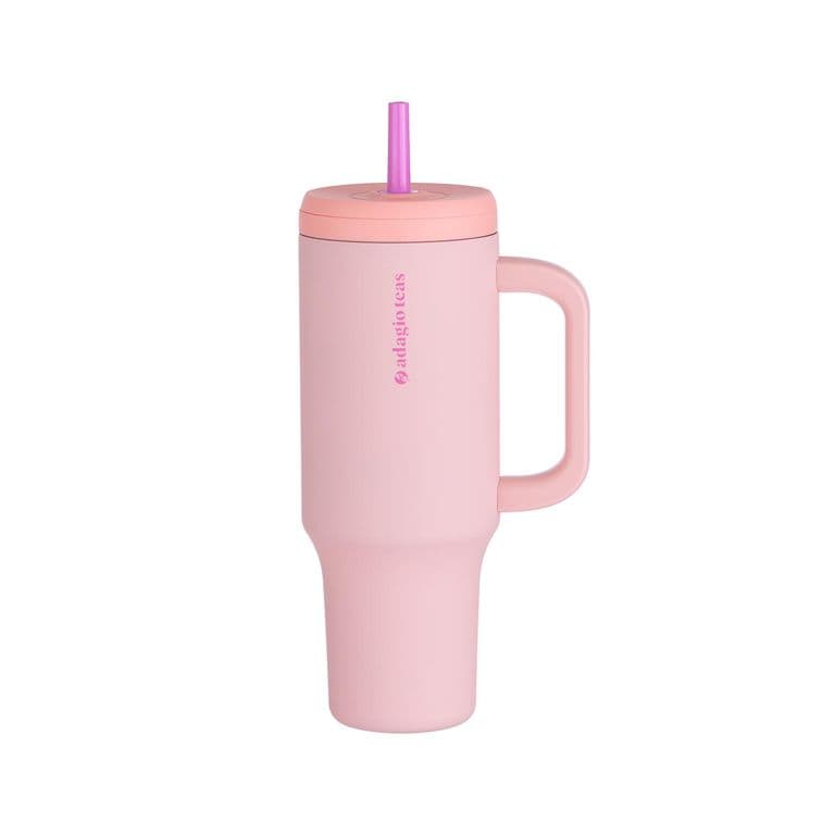 Straw Tumbler Rosado 1180 ml