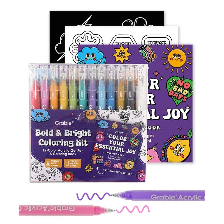 Kit Bold & Bright 12 Boligrafos + Bloc Colores Esenciales