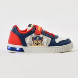 Zapatilla Luces Nino Velcro Chase Azul Blanco 23