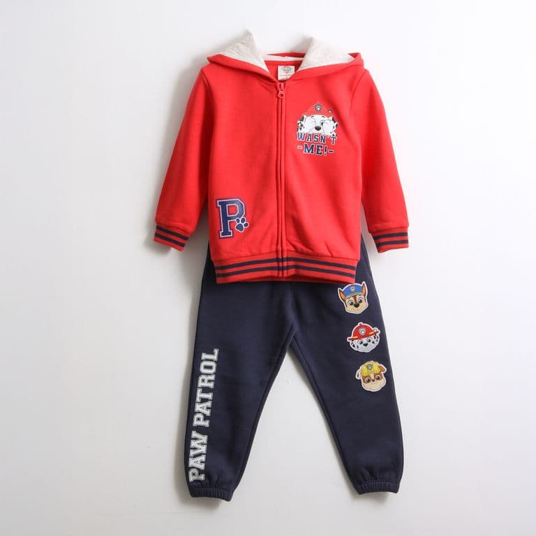 Conjunto Buzo Nino Marshall Rojo Rojo 6