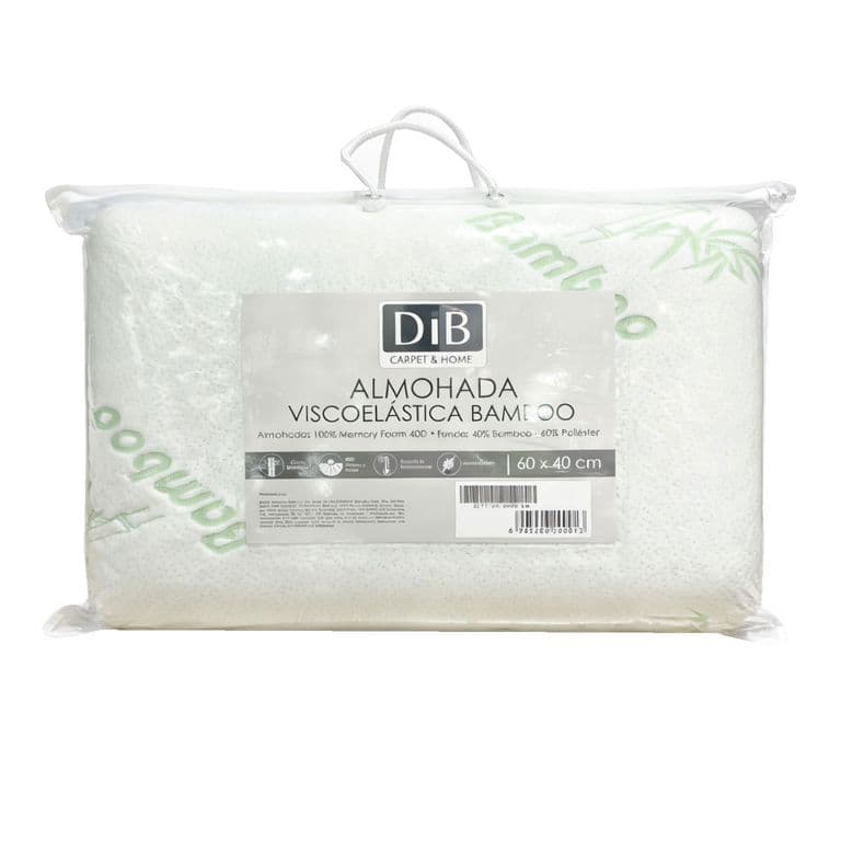 Almohada Viscoelastica Bamboo 40X60 cm