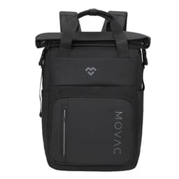Mochila MOVAC Explorer Tipo Sobre expandible 20L a 30L Notebook 16 Antirrobo Viaje Impermeable Negro TALLA UNICA