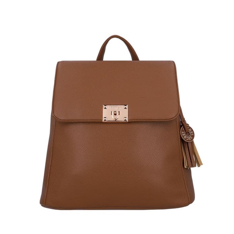 Mochila Mujer Cork Mediana PVC Cafe ST6 Cafe M