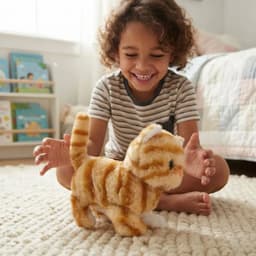 Peluche Interactivo Gato con Sonido y Movimiento