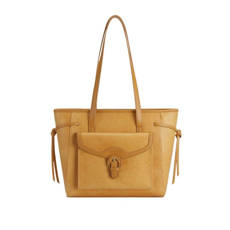 Bolso Tote Evelina de Papel Lavable 14L para 13 pulg Ambar Ambar TALLA UNICA